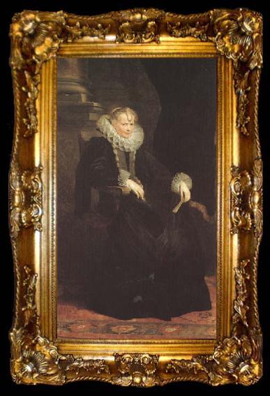 framed  Anthony Van Dyck Genuese Van Dyck (mk45), ta009-2